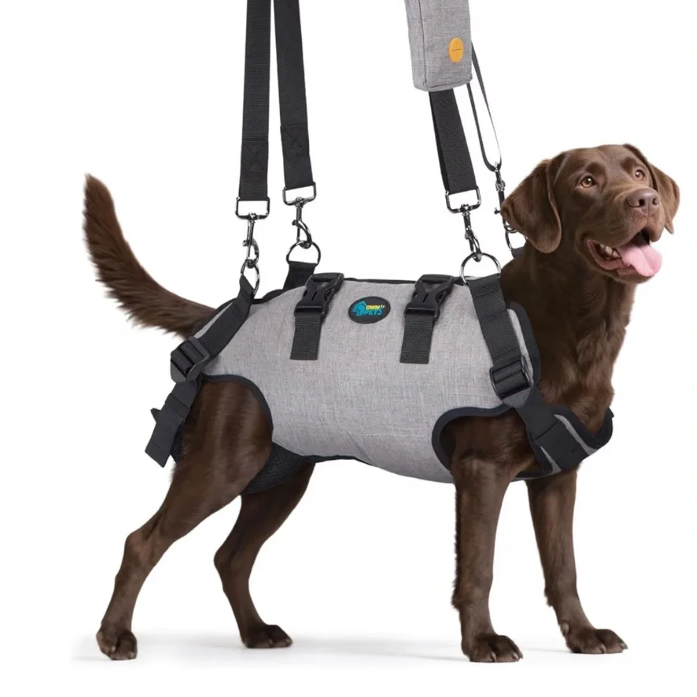 “OwnPets” Dog Sling Harness/Supportive Dog Lift Harness Adjustable Rehab Vest